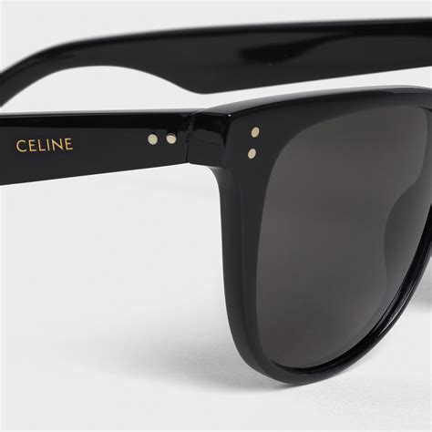 celine black frame 01 sunglasses in acetate|Black Frame 01 Sunglasses in Acetate .